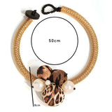 Leopard Pearl Statement Necklace - Q03429