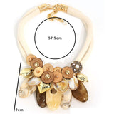 Ocean Decorative Statement Necklace - Q03538