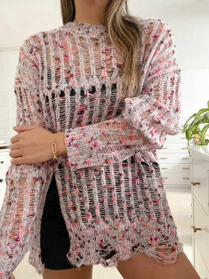 Sacha - Pink Thread Sweater