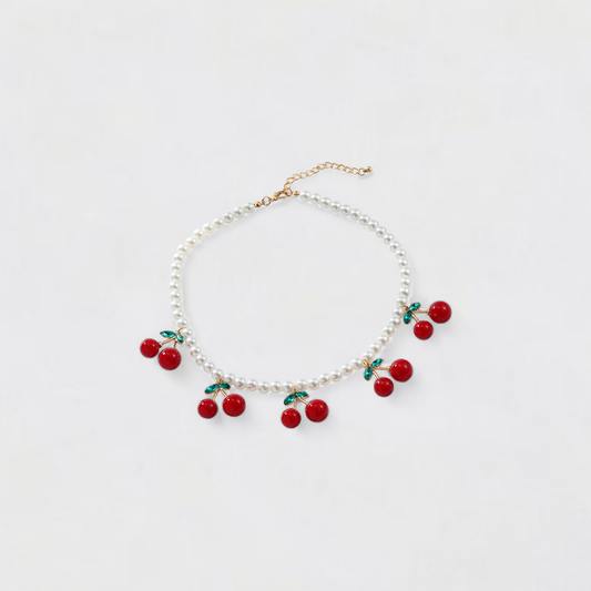 White Cherry Bracelet