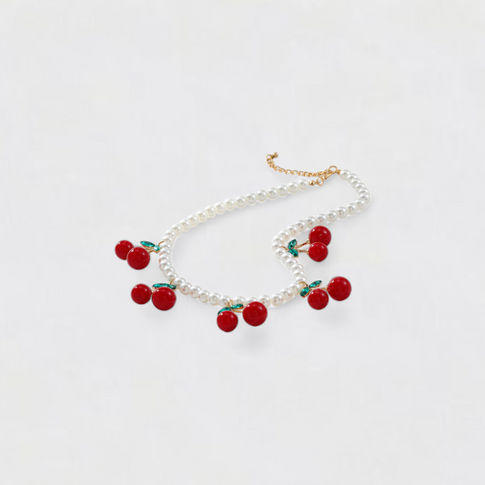 White Cherry Bracelet